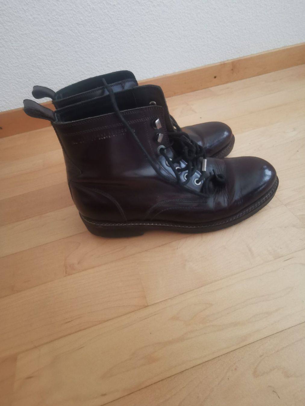 Herrenschuhe: Halbschuhe Herren bordeauxrot – Gebraucht aus Jona von HelenSch