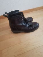 Halbschuhe Herren bordeauxrot