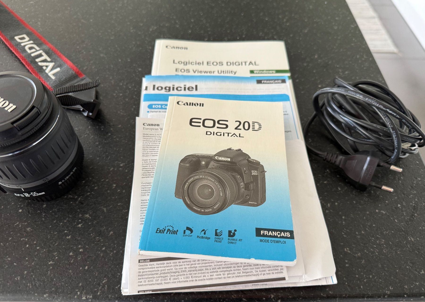 Canon Fotocamera: Canon EOS 20D + objectif 18-55mm + carte mémoire 1 Go – Usato da Chardonne venduto da Electrolite.ch 6