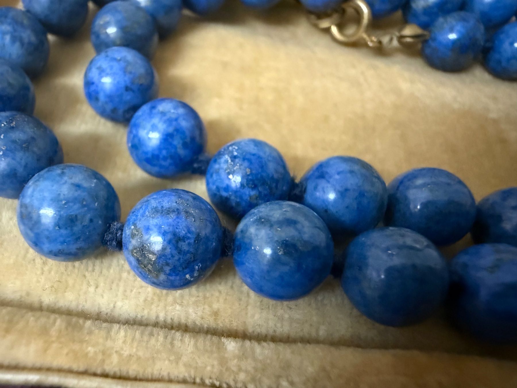 Colliers: Vintage Lapislazuli Kette – D'occasion à Spiegel b. Bern par Rogger72 4