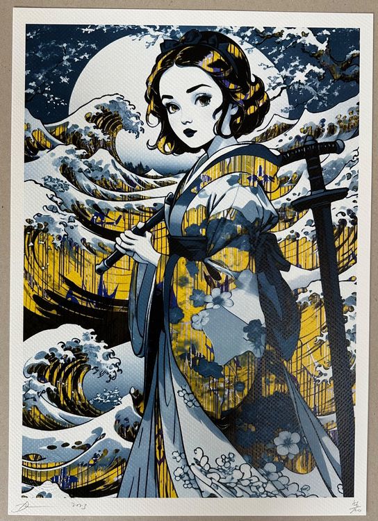 Death: Japanese Geisha, signiert 86/100 (Neu (gemäss Beschreibung)) in ...