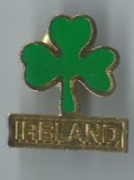 Kleeblatt Irland , Pin
