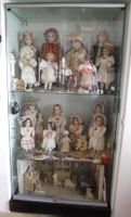 ODS echt Glas-Vitrine auf Rollen, abschliessbar, zerlegbar!!
