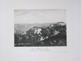 Fribourg Aquatinta von Dikenmann grosse Ansicht