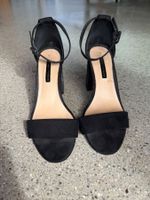 Dorothy Perkins schwarze Blockabsatz-Sandalen