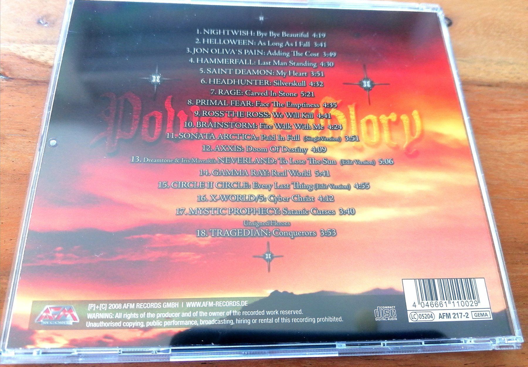CDs: Power & Glory – D'occasion à Fällanden par Bengel1967 1