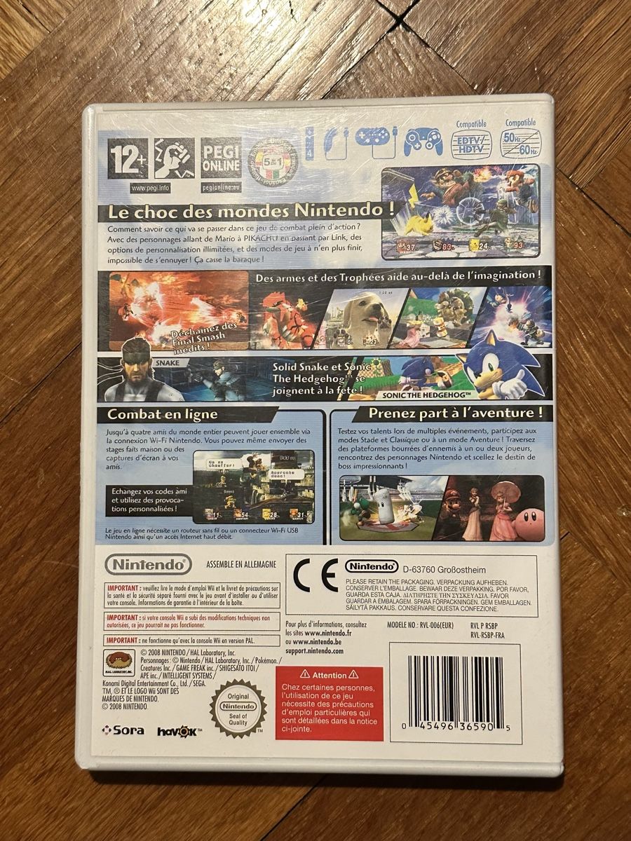 Nintendo Giochi: Super smash bros brawl - wii – Usato da Aigle venduto da jonas1870 1
