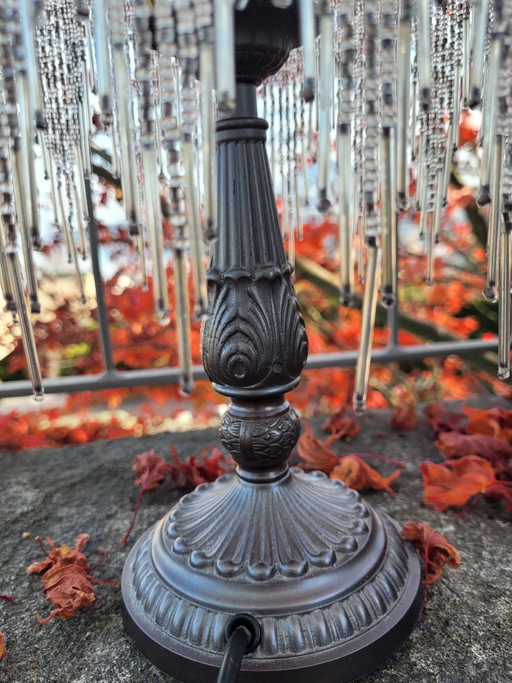 Lampade: Vintage Lampe im viktorianischen Stil mit Perlenfransen – Nuovo (secondo la descrizione) da Richterswil venduto da MANANA_24 2
