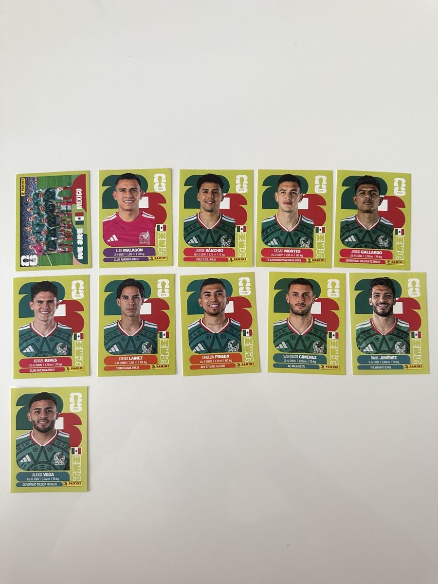 Panini Carte collezionabili: PANINI WM 2026 verschiedene Bilder MEXIKO – Nuovo (secondo la descrizione) da Meggen venduto da Carina5555