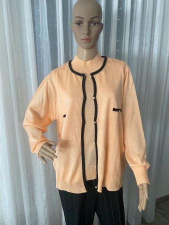 perfekter Auftritt mit diesem seltenen Twinset, apricot, M/L