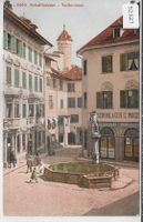 Schaffhausen - Tellbrunnen - animee - Litho