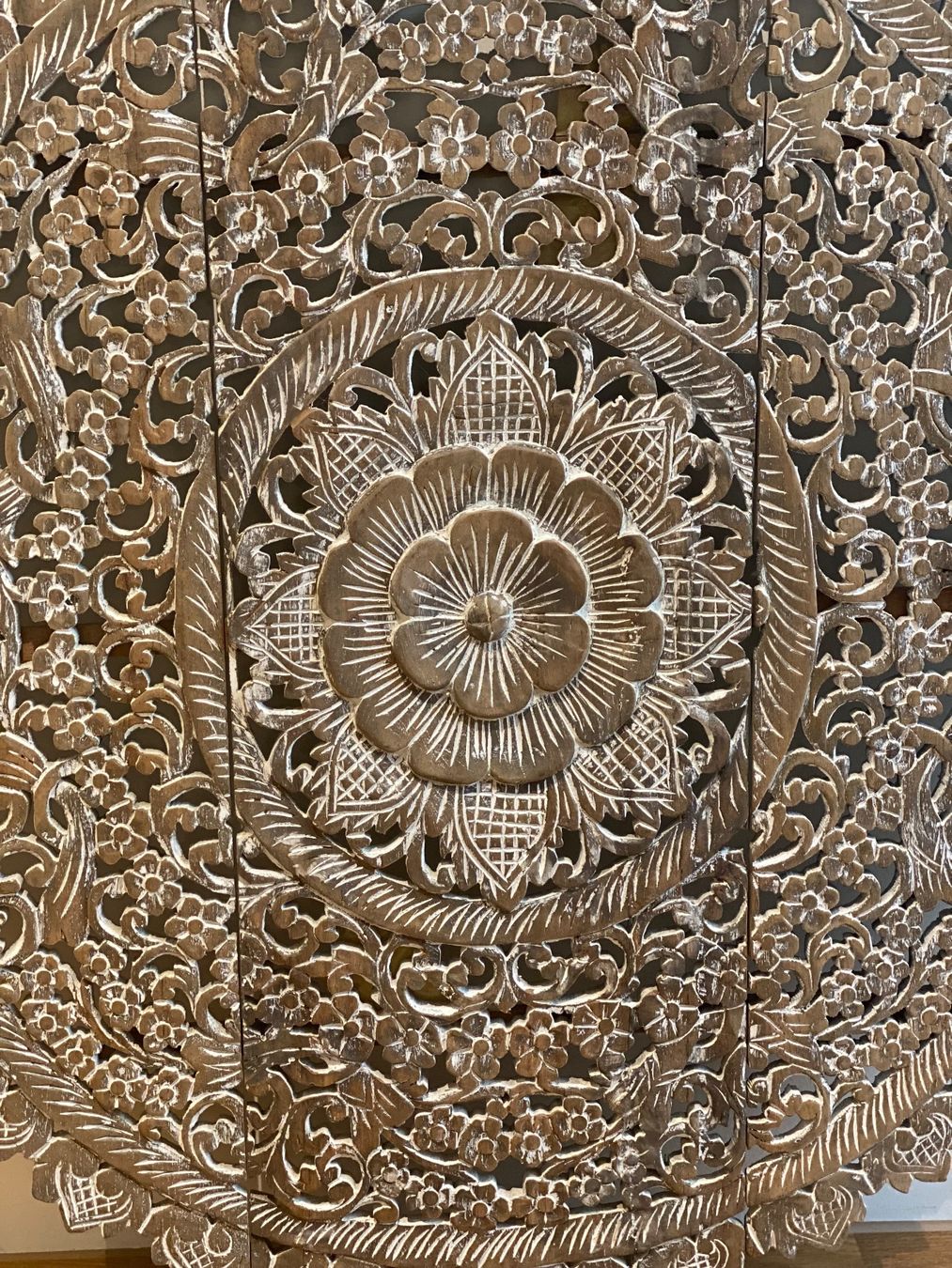 Tutte le decorazioni: Mandala aus Teakholz 90cm – Nuovo (secondo la descrizione) da Affoltern am Albis venduto da Vsyra 1