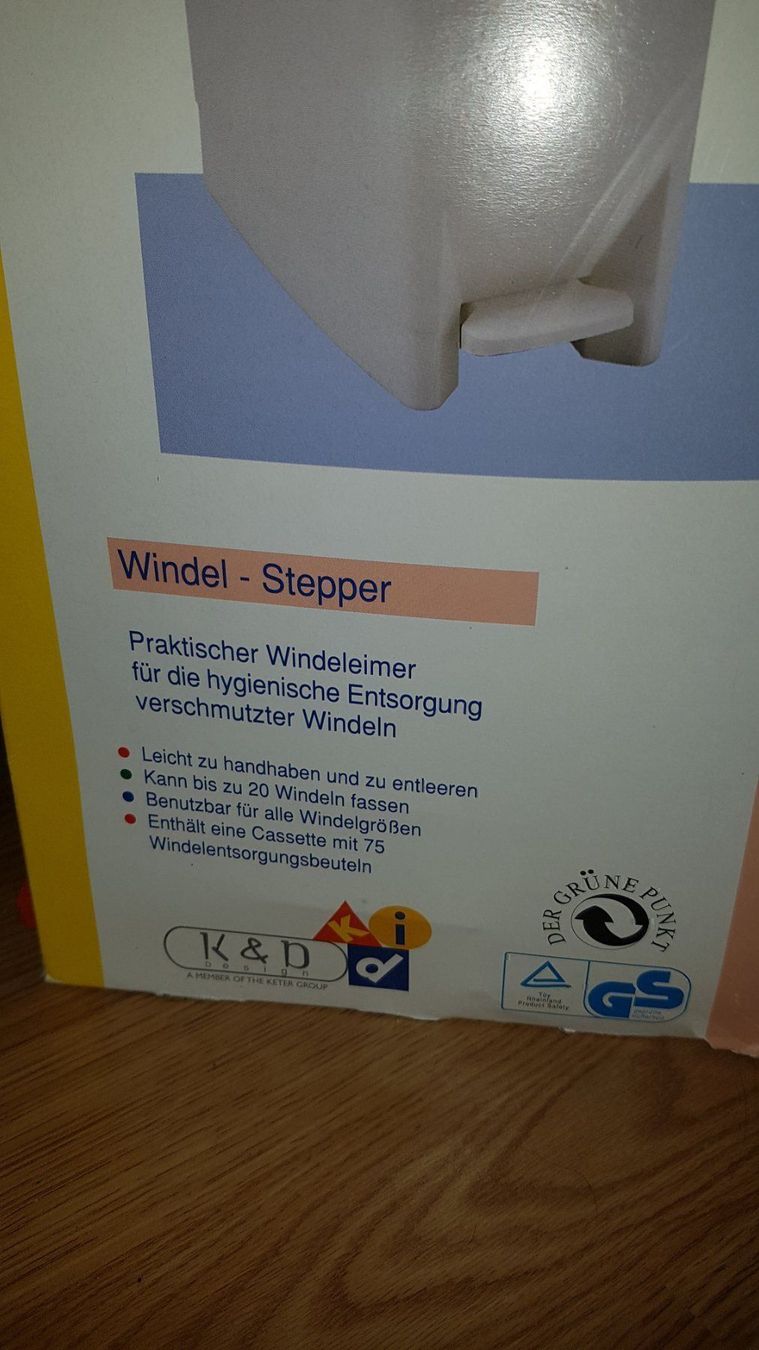 Cestini per rifiuti: Nappy bin Windelstepper L – Nuovo e nell'imballaggio originale da Spiegel b. Bern venduto da Flamingo07 1