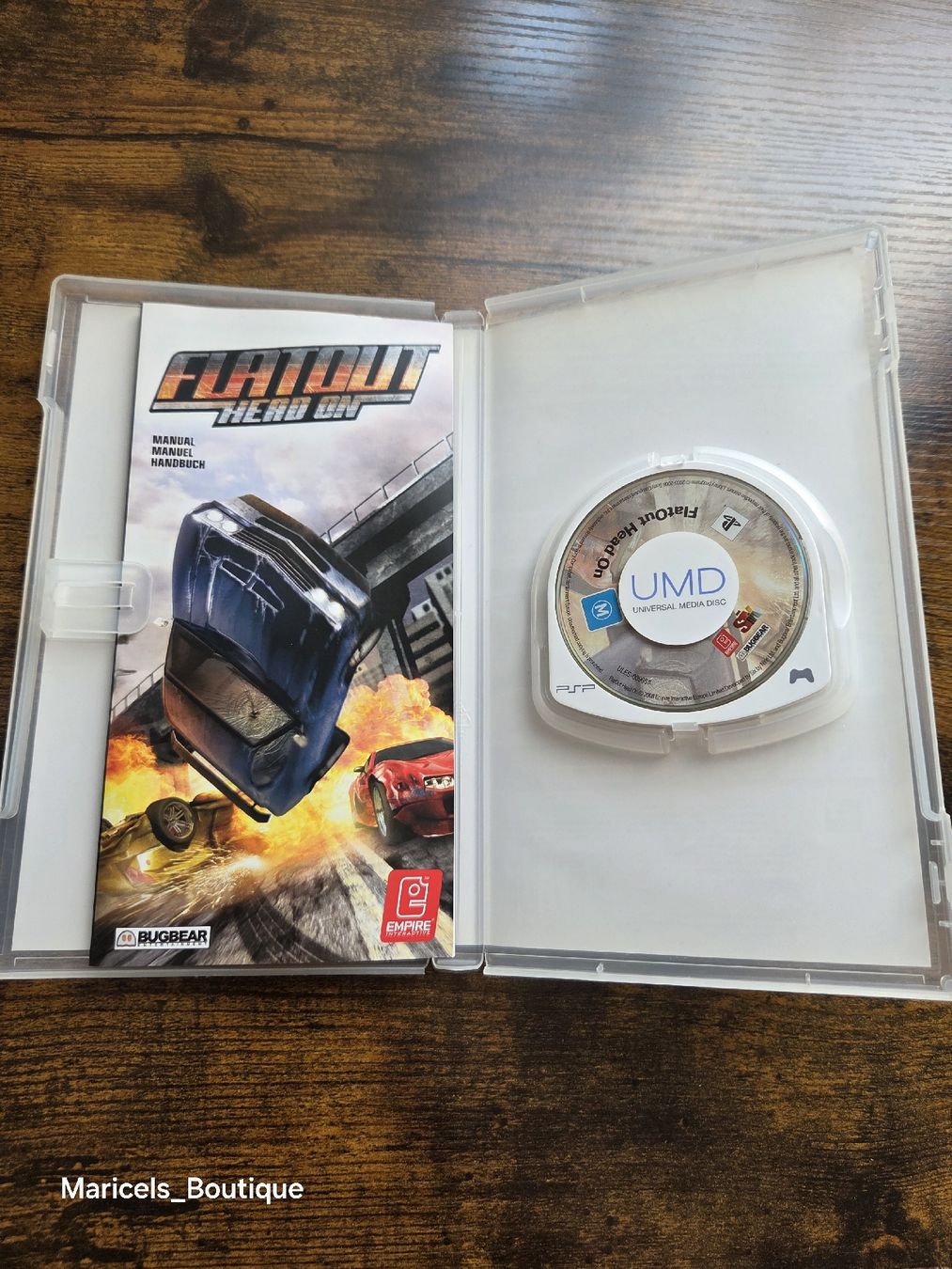 Sony Giochi: Flatout Head On PSP UMD Game disc and manual – Usato da Winterthur venduto da Maricels_Boutique