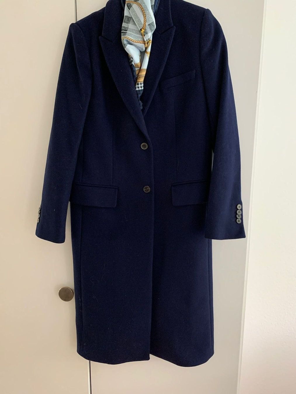 Zara Cappotti: Langer Damen Mantel Dunkelblau NEU – Nuovo (secondo la descrizione) da Adliswil venduto da atram57 4