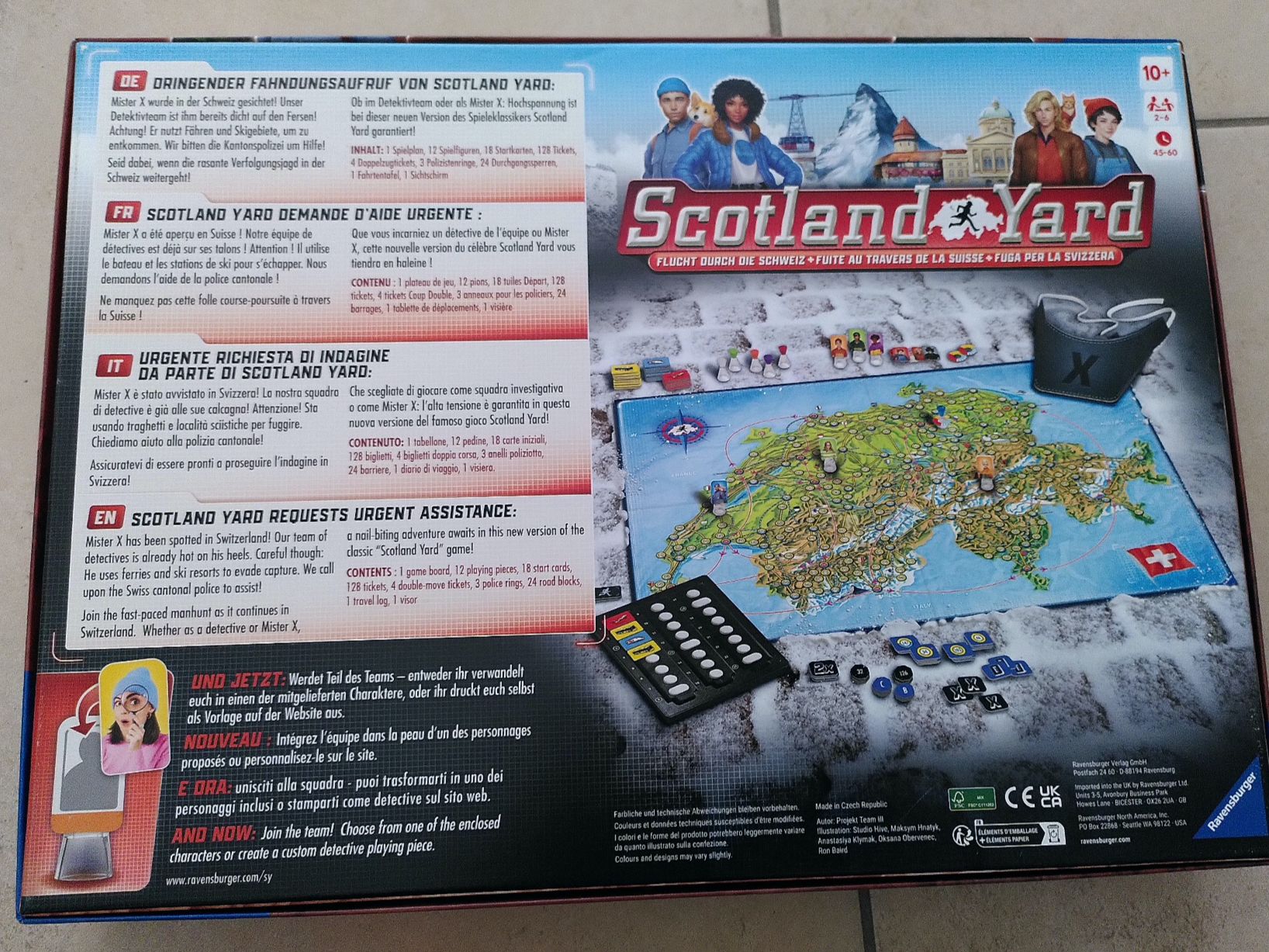Ravensburger Spiele: SCOTLAND YARD/ FLUCHT DURCH DIE SCHWEIZ – Neu (gemäss Beschreibung) aus Brugg AG von olamim 1