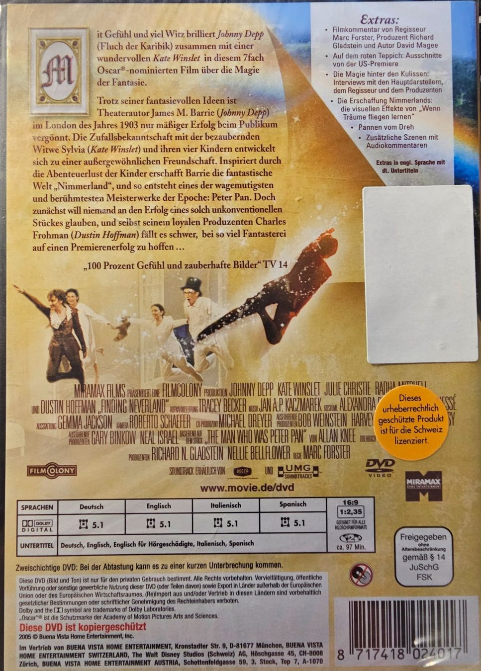 Tutti i DVDs: Wenn Träume fliegen lernen – Nuovo e nell'imballaggio originale da Wahlen b. Laufen venduto da Cg10 1