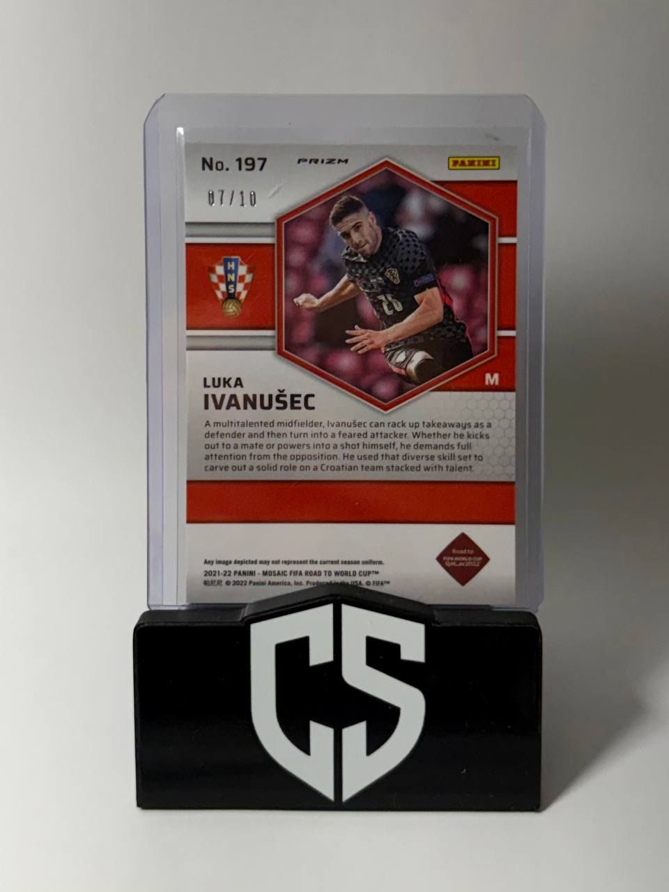 Panini Carte collezionabili: 2021 Panini Mosaic Gold 07/10 Luka Ivanusec – Usato da Oftringen venduto da collectsupply 1