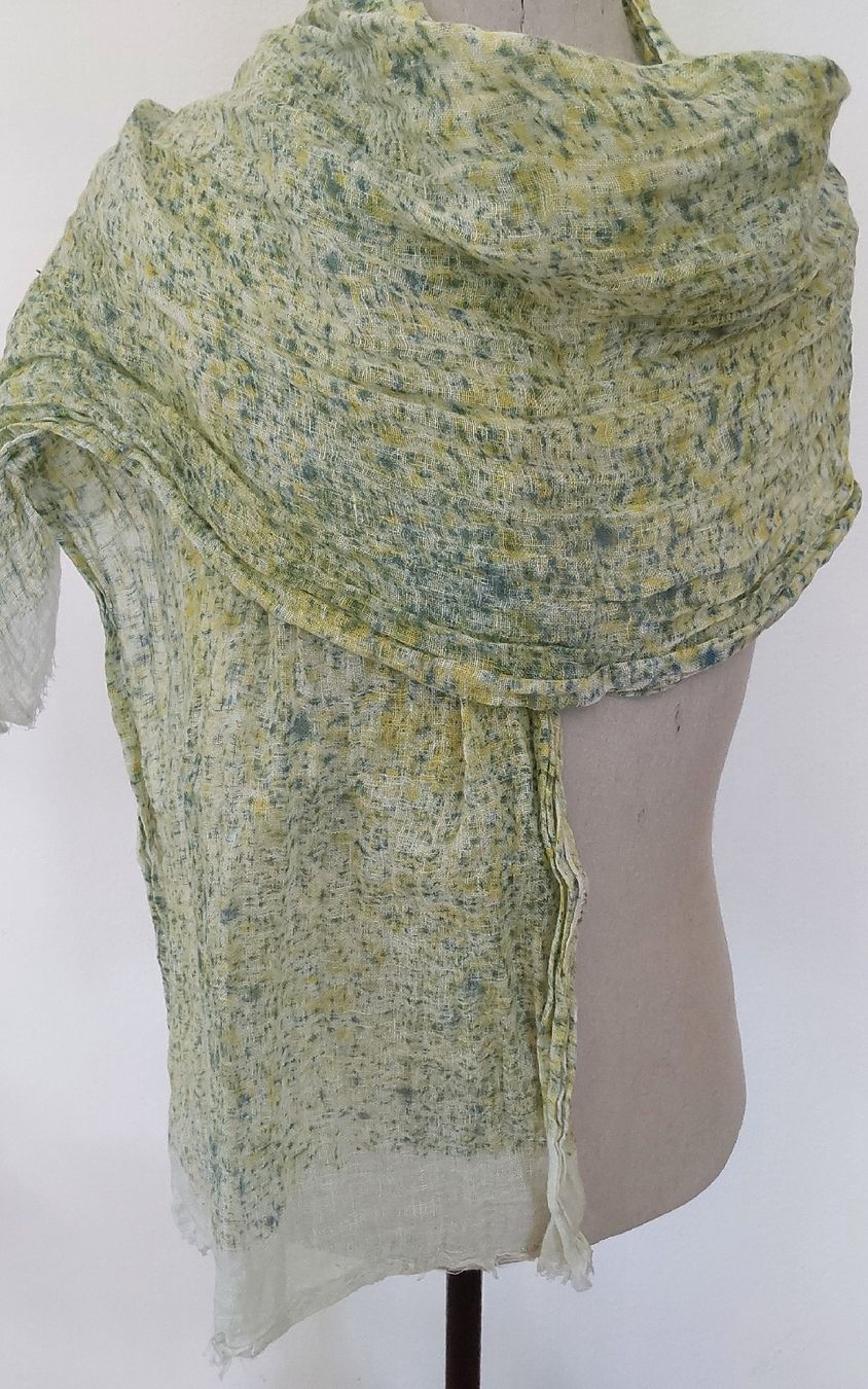 Foulard & Sciarpe: Schal grün gelb – Usato da Köniz venduto da scopello12