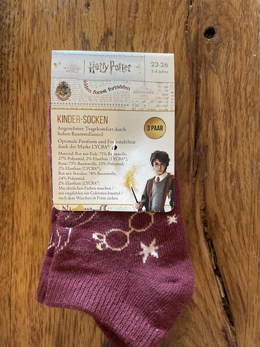 Calze per bambini: Harry Potter Socken Set Kinder – Nuovo e nell'imballaggio originale da Jonen venduto da vik_7rcj