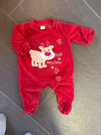 Weihnachtsstrampler Baby 56