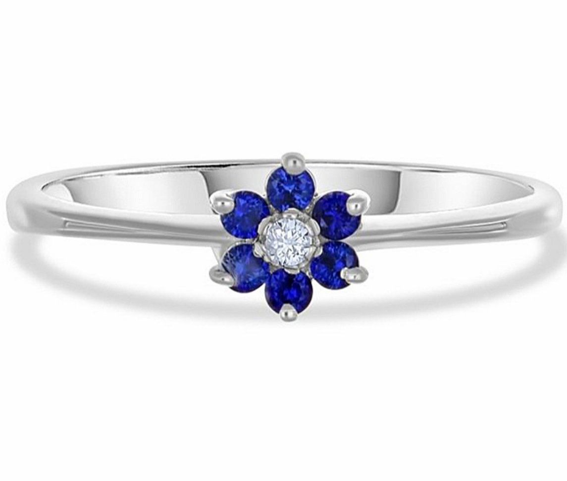 Anelli: Saphir Ring 18k Weissgold – Nuovo e nell'imballaggio originale da Untersiggenthal venduto da TimeandShine 2