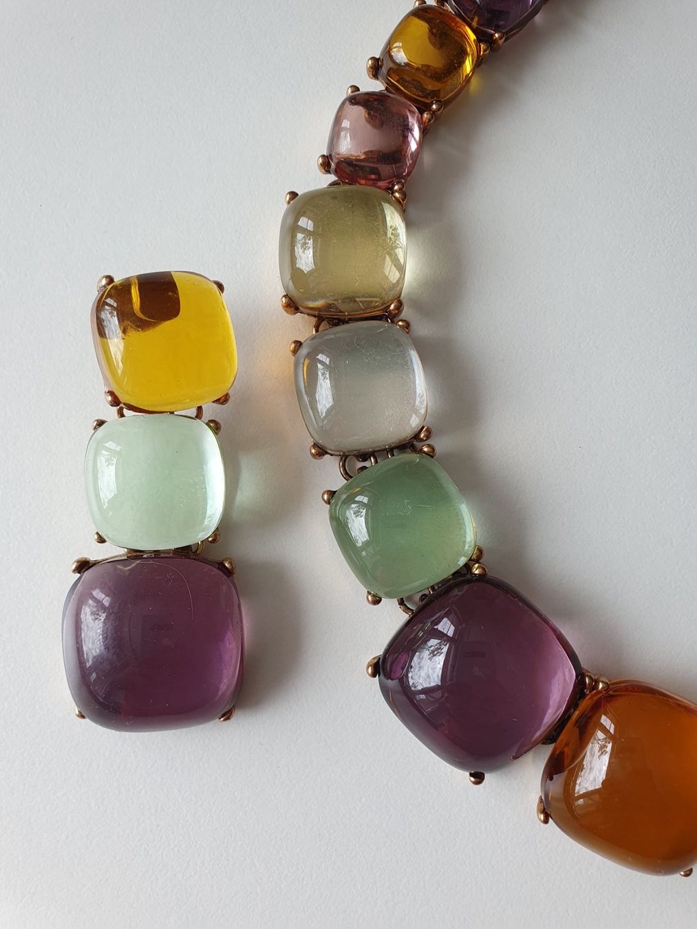 Zara Catenine: Zara Gem Kette Ohrringe set – Usato da Niederhasli venduto da zvb_fgn2 6