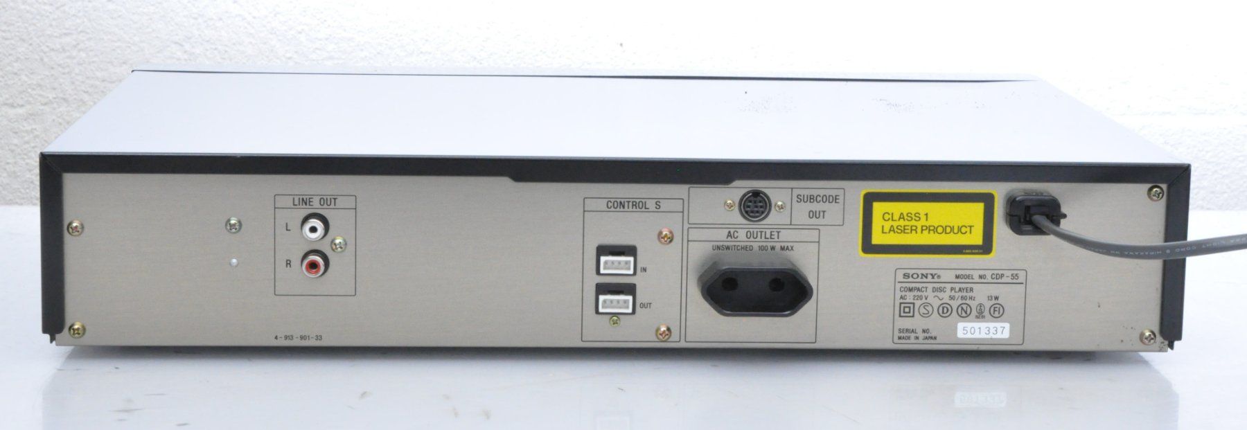 Sony Lettore multimediale & Streamer: Sony CDP-55 CD Player  Vintage – Usato da Oberglatt ZH venduto da Kumar2 4