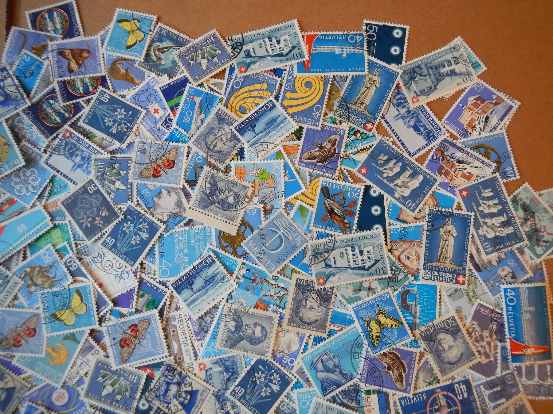 Tutti i francobolli: Posten Blau m. viel Gehalt – Usato da Aarwangen venduto da Suomo48 1