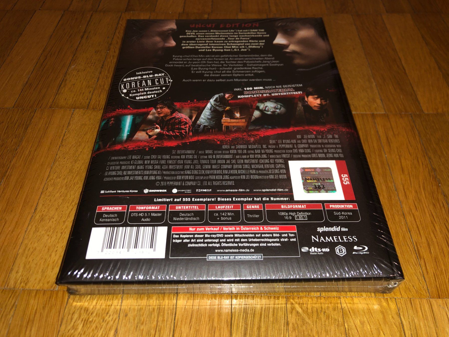 Tutti i DVDs: I Saw the Devil - MEDIABOOK - E - WATTIERT - UNCUT – Nuovo e nell'imballaggio originale da Basel venduto da havsok 1