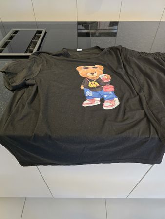 Sommer Set Bär Motiv schwarz Grösse 5XL Zustand neu
