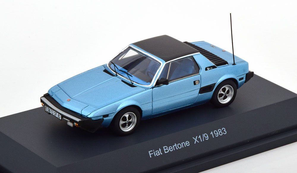 Fiat Modellautos: FIAT X 1/9 BERTONE BLAUMETALLIC, 1:43 SCHUCO – Neu und originalverpackt aus Suhr von Moebelsiralfred