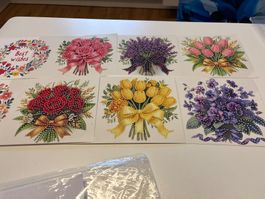 Diamant Paiting Karten Blumen 🌺