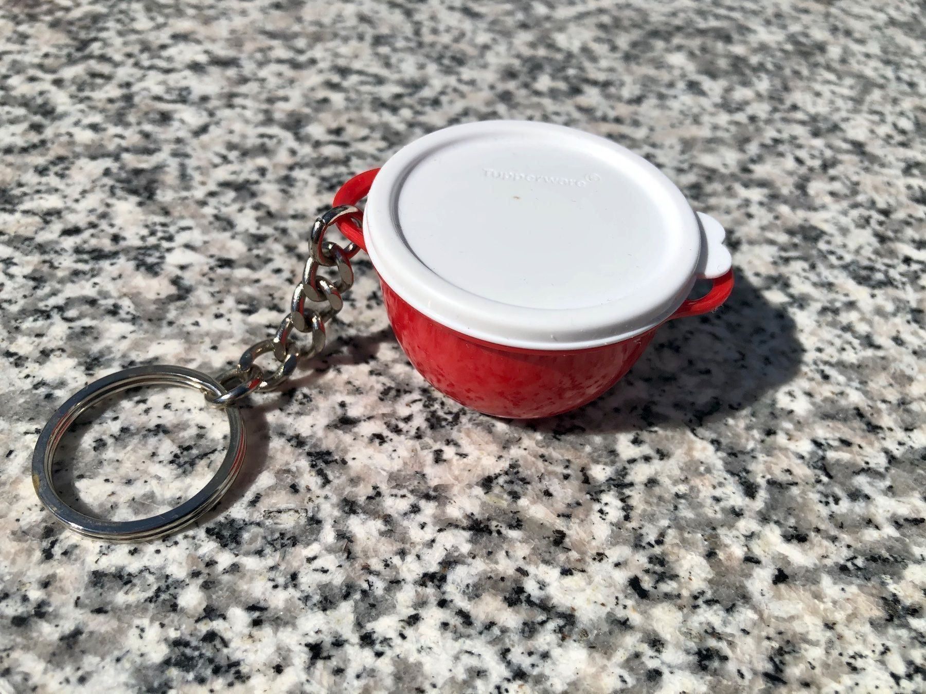 Portachiavi: Tupperware Schlüsselanhänger – Nuovo e nell'imballaggio originale da Wallbach venduto da paxnic