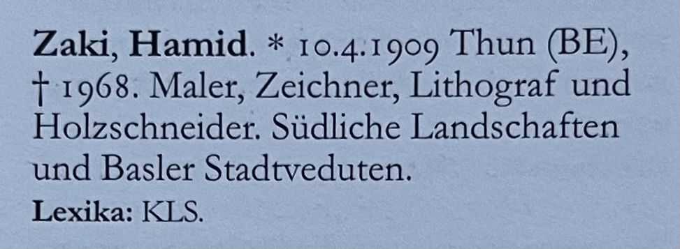 Dipinti: ZAKI HAMID (1909-1968) – Usato da Grosshöchstetten venduto da Perle1951 5