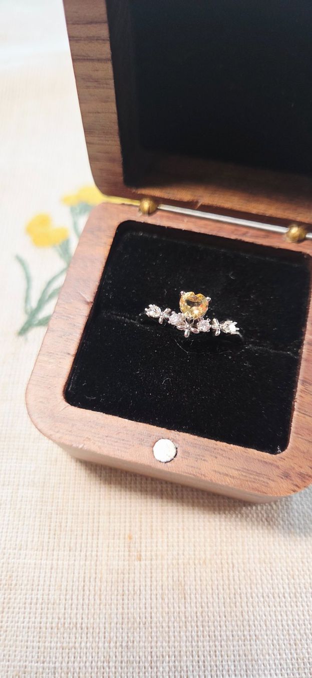 Anelli: NEW - S925 Citrine Ring (Adjustable) – Nuovo (secondo la descrizione) da Zürich venduto da cin_wcf6 2