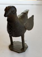 Vogel Figur Metall Bronze Optik (2S6)