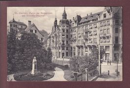 ST. GALLEN - BURGGRABEN - Scheitlin-Denkmal - 1914