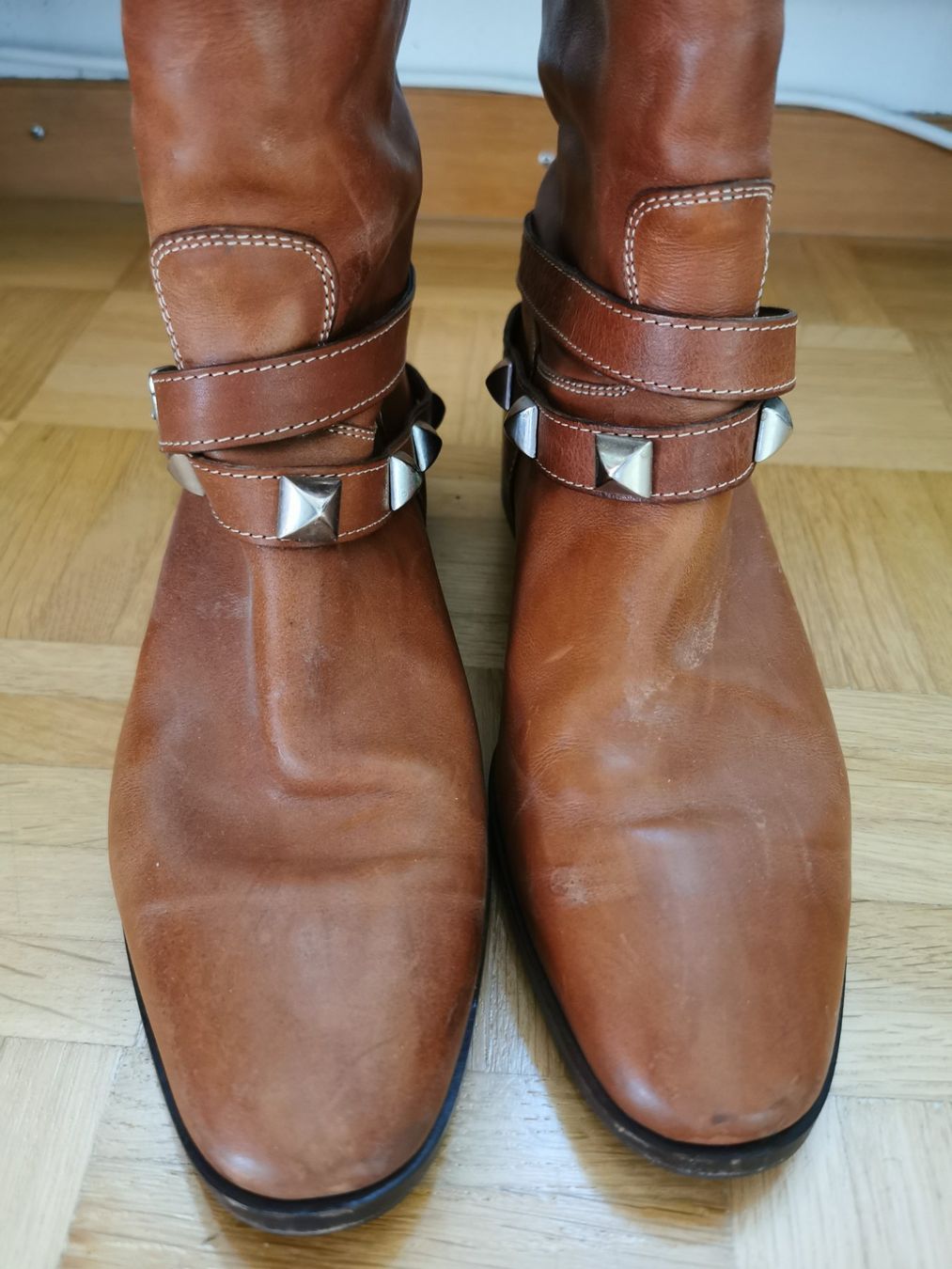 Scarpe da donna: Stiefel echt Leder Gr. 37 1/2 – Usato da Stäfa venduto da flamingo_17 2