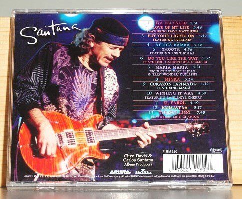 CD: SANTANA - SUPERNATURAL – Usato da Unterbäch VS venduto da itoldyouso 1