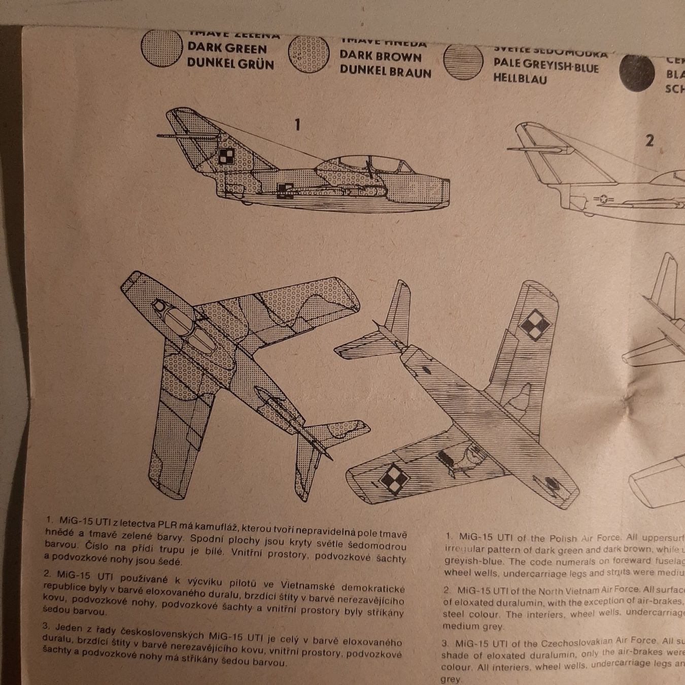 Modellbausätze & Standmodelle: 3401 ... MIG-15 UTI ... KP 13 – Gebraucht aus Bonstetten von Benibanny59 1