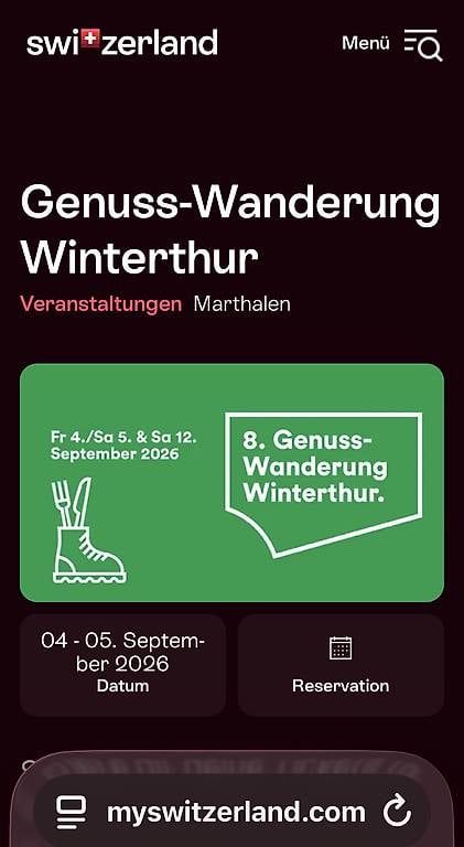 Billets: Genusswanderung Winterthur – D'occasion à Kollbrunn par masteryogi
