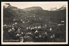 AK Schwyz, Ortsansicht mit Rickenbach