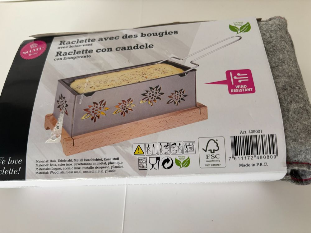 Raclette-Set mit Rechaudkerzen, NEU & Originalverpackt (N) (Neu und ...