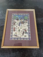 Tableau Ancien Tissu Persan