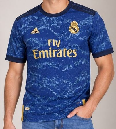 Maillot football Real Madrid Adidas bleu taille L état bon