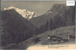 Finhaut - La Lechere, le Mont-Blanc et les Aiguilles Rouges