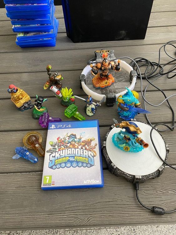 Skylander Swap Force und Trap Team inkl. Figuren und Platf. (Gebraucht ...