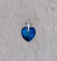 Herz Anhänger mit Swarovski-Kristall 💙💎