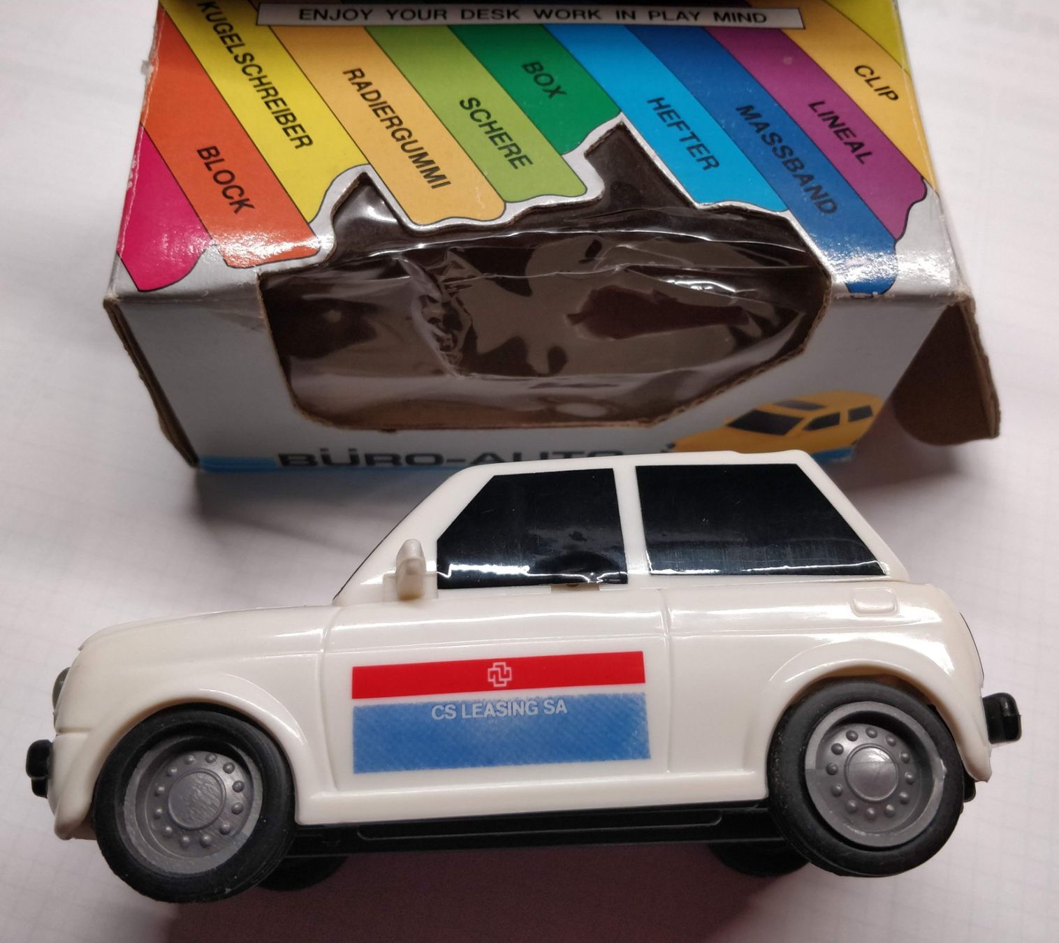 Modellini d'auto: Ex SKA - CS Leasing Büro-Auto Werbegeschenk – Nuovo e nell'imballaggio originale da Frauenfeld venduto da Brosi007 1